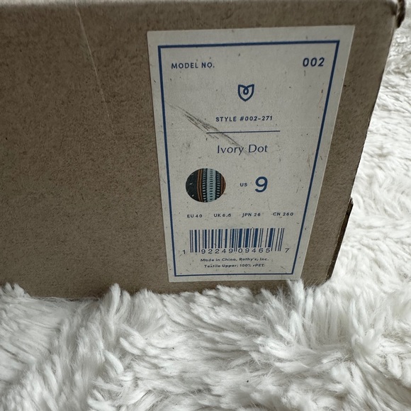 Rothy's Ivory Dot The Point Size 9 NEW with BOX - Picture 7 of 12